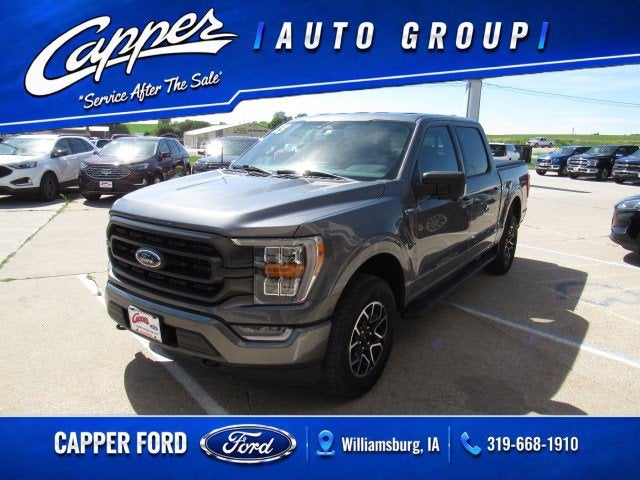 2023 Ford F-150 XLT in Gray — front three-quarter view